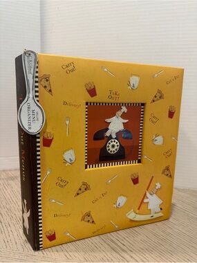 Menu Organizer For Take Out, Carry Out, Vtg NWT CR Gibson